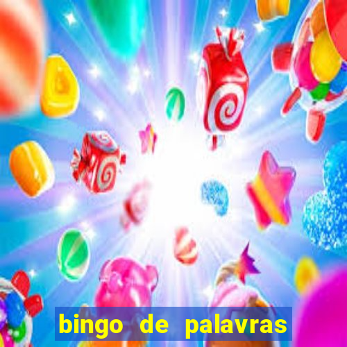 bingo de palavras de natal